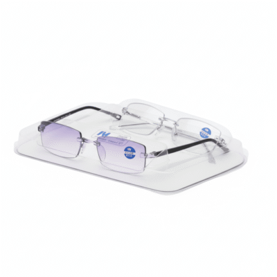 Clarity Blue Glasses (Pack of two)